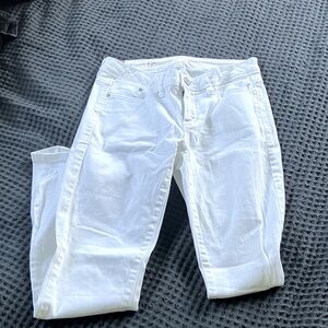 LC Lauren Conrad Bright White Skinny Jeans